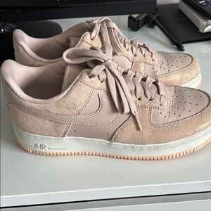 Nike Air Force 1 Women's Tan Sneakers 9